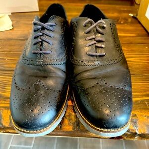 Cole Haan ZERØGRAND Wingtip Oxford- Black- Size 12